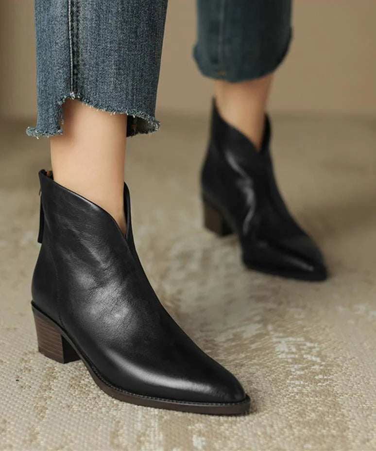 Botines de cuero mujer EMILIA® - Colección otoño/invierno